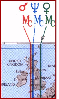 [Bill Clinton's AstroCartoGraphy Map:UK]